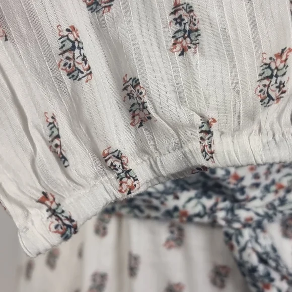 Veronica Beard White Floral Dress Sz 12 - Picture 10 of 14